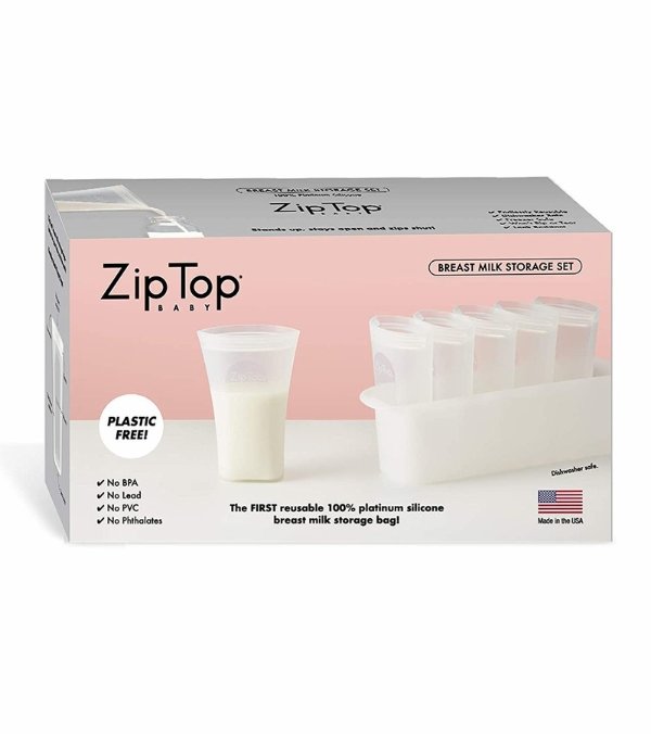 Zip Top 储奶袋 可重复使用