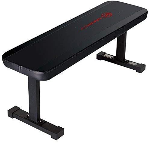 Amazon Marcy Flat Utility 600 lbs Capacity Weight Bench for Weight Training and Ab Exercises SB-315
