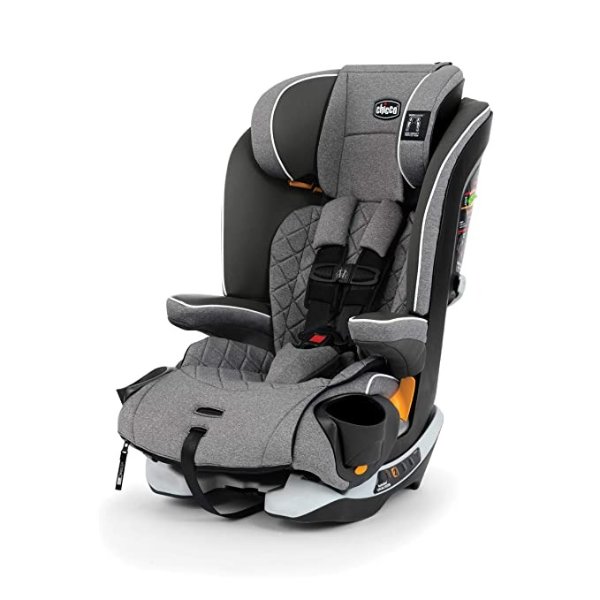 MyFit Zip Harness + Booster Car Seat - Granite, Grey