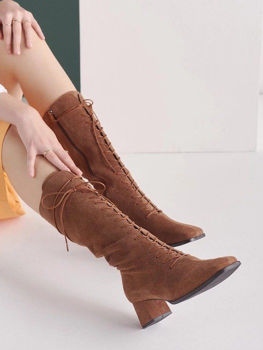 Monica Boots Brown