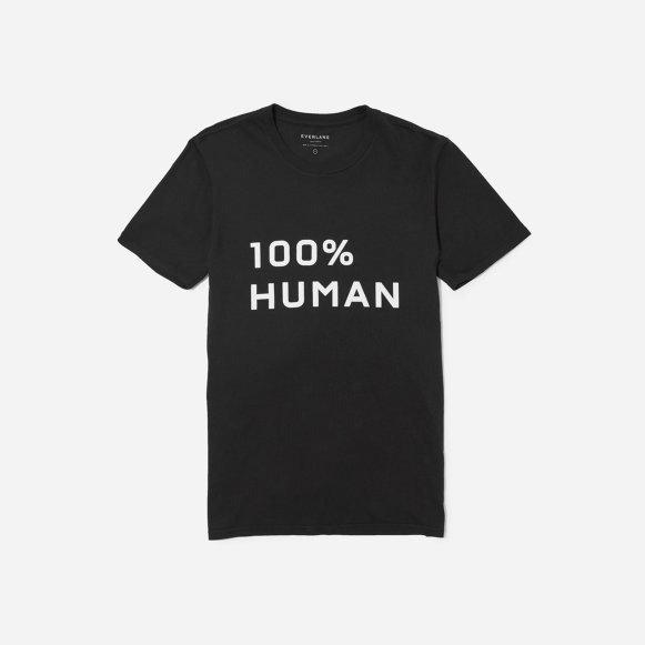 The 100% Human Unisex Crew in Medium Print
