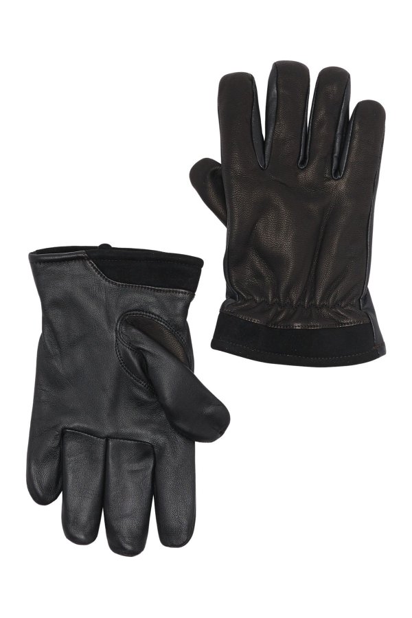 Captain Pieced Leather Gloves