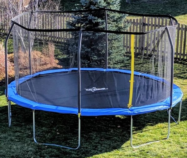 Backyard Jump 15' Round Trampoline with Safety Enclosure