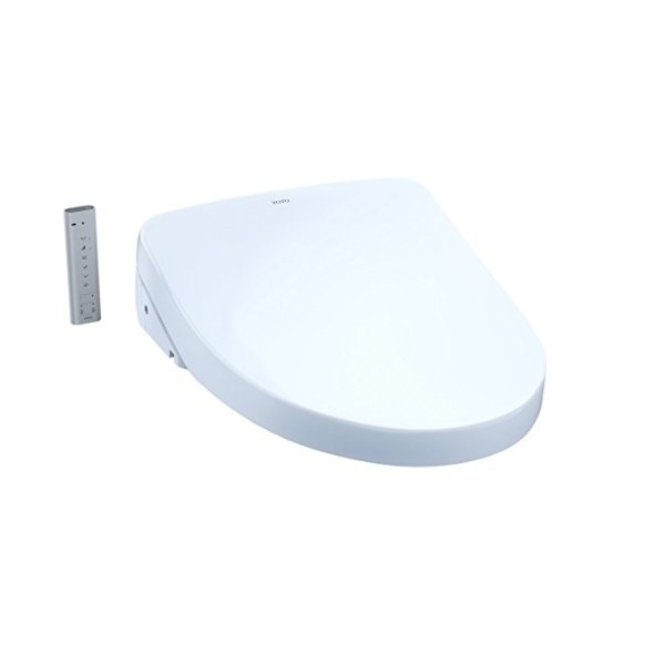 SW3056#01 S550e WASHLET Electronic Bidet Toilet Seat with Ewater+ and Auto Open and Close Contemporary Lid, Elongated, Cotton White