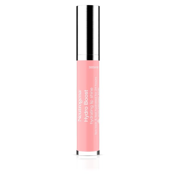 Neutrogena Hydro Boost Hydrating Lip Shine, 10 Soft Blush Color 0.10 Oz