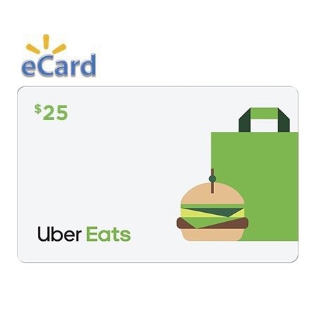 Uber Eats礼卡 面值$25