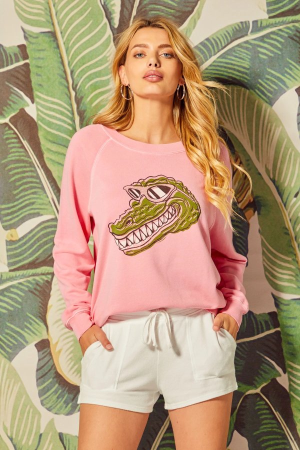 In A While Crocodile Sommers Sweatshirt | P. Bubblegum