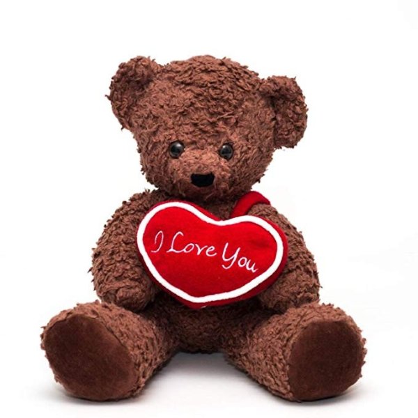 16" I Love You Bear, Brown