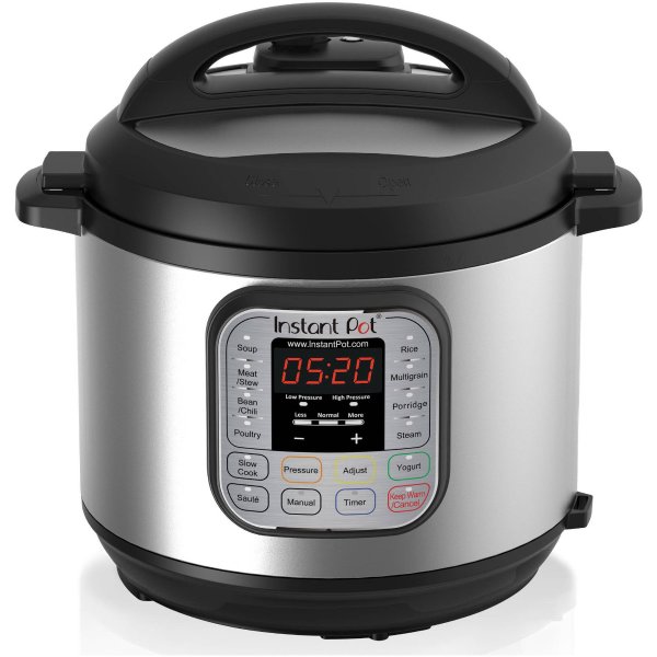 DUO60 6 Qt 7-in-1 Multi-Use Programmable Pressure Cooker, Slow Cooker, Rice Cooker, Steamer, Saute, Yogurt Maker and Warmer