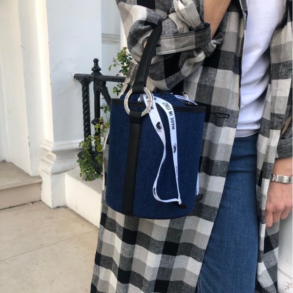 Santina Mini | Bucket Bag | Denim
