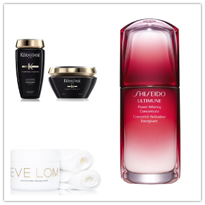 Shiseido红腰子50ml+Eve Lom卸妆膏200ml+卡诗鱼子酱洗护