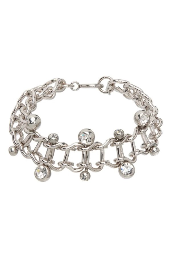Silver Crystal Mindy Bracelet