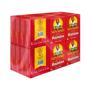 Sun-Maid California Raisins Snacks 1oz 24 Boxes