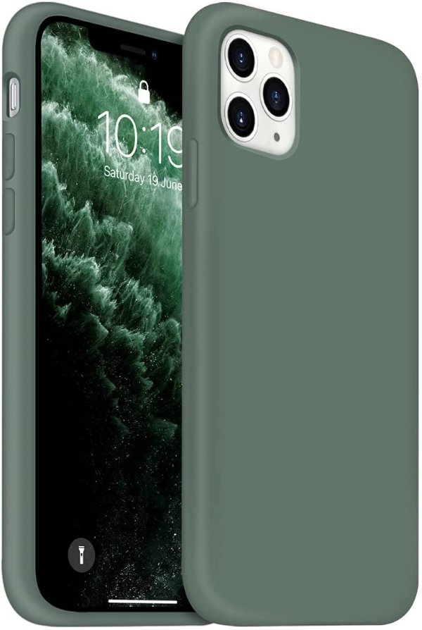 OUXUL iPhone 11 Pro Max 液体硅胶手机壳