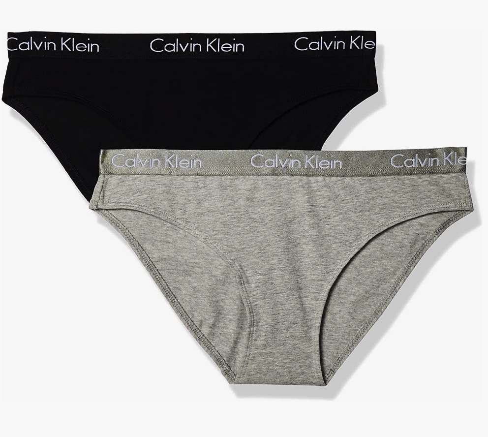 Calvin Klein Women's Motive Cotton Multipack Bikini Panty内裤