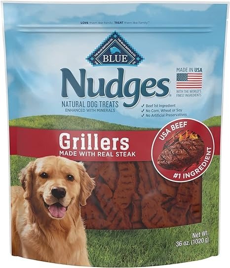 Blue Buffalo Nudges Grillers Natural Dog Treats