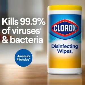 Clorox 消毒纸巾 75片装 清洁杀菌必备