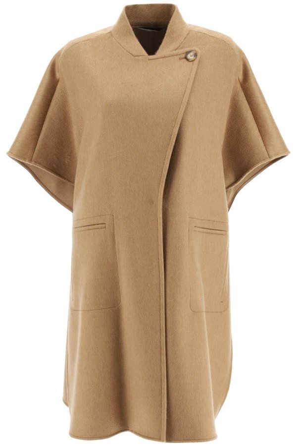 canapa wool and cashmere cape