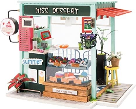 DIY Miniature Dollhouse with Accessories Mini House Kits