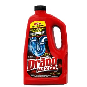 Drano Max Gel Drain Clog Remover and Cleaner, 80 oz