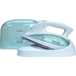 Panasonic NI-L70SR Cordless Iron, Curved Stainless Steel Soleplate, White/Clear Green