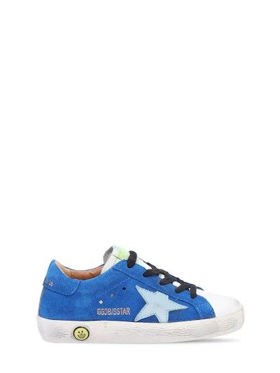 SUPER STAR SUEDE & LEATHER SNEAKERS