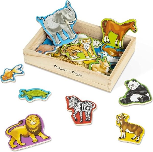 20 Animal Magnets in a Box