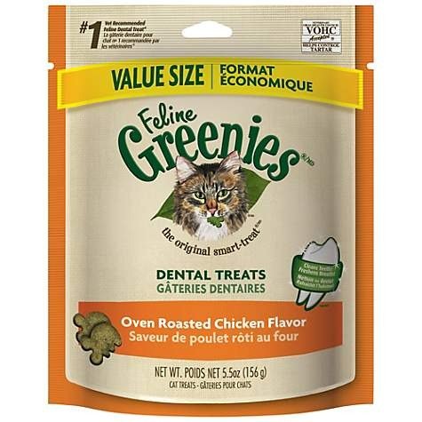 Feline Greenies Oven Roasted Chicken Flavor Dental Cat Treats, 21 oz. | Petco