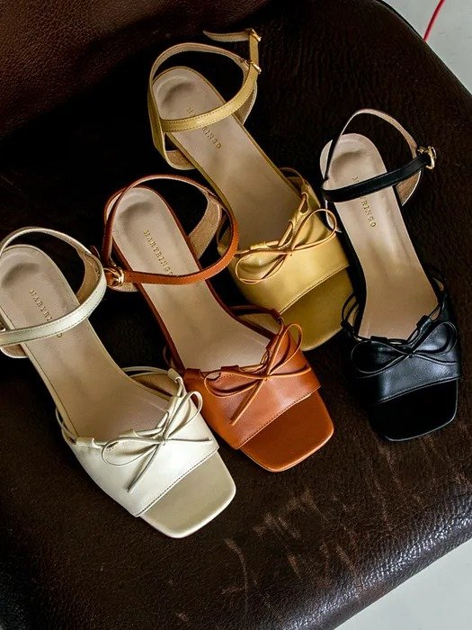 Rosie Ribbon Sandals_4 Colors