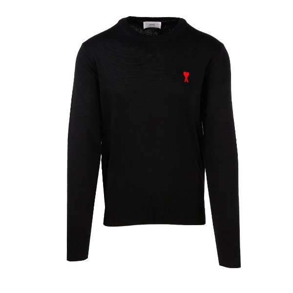 Logo Embroidered Knitted Jumper
