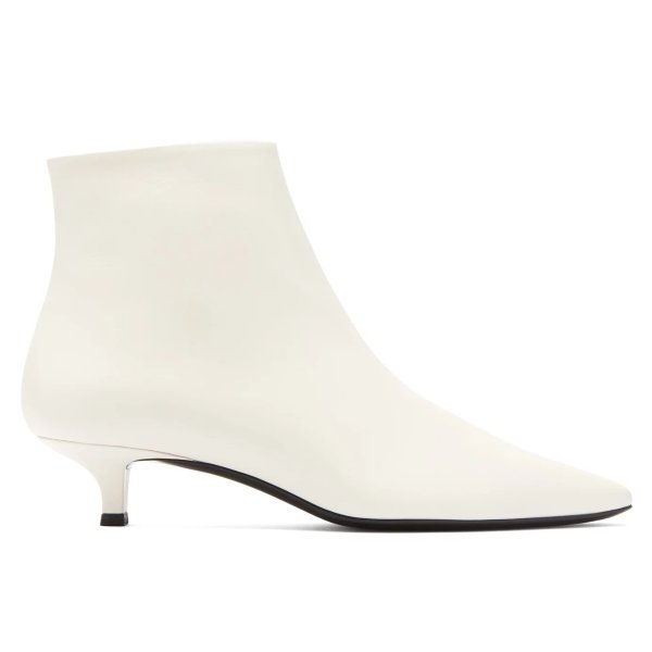 Coco point-toe leather ankle boots