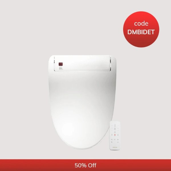 【DM独家】（优惠后到手价$159.99）Bidet Toilet Seat with Self Cleaning Stainless Nozzle [5-7 Days U.S. Shipping]