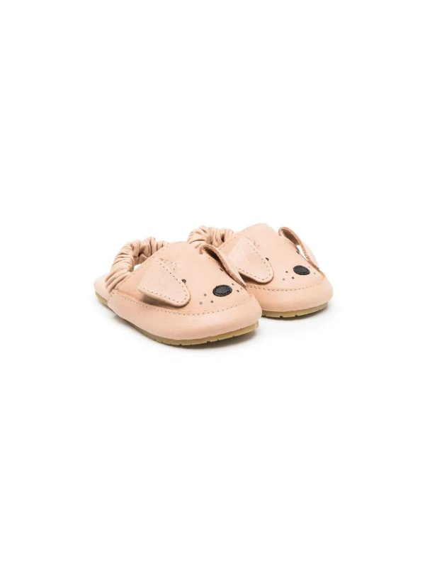 Vallie dog-motif leather sandals
