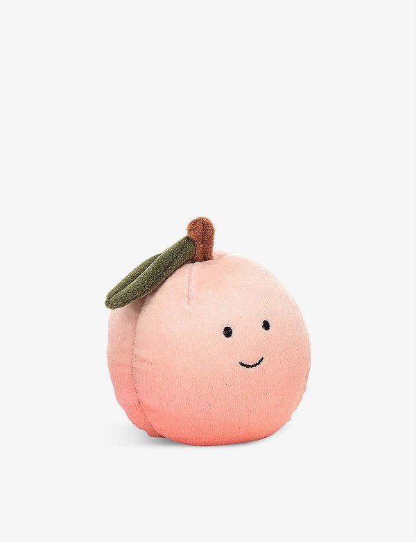 Fabulous Fruit Peach soft toy 9cm