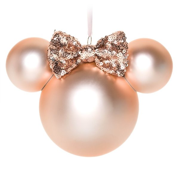 Minnie Mouse Icon Ornament – Briar Rose Gold | shopDisney