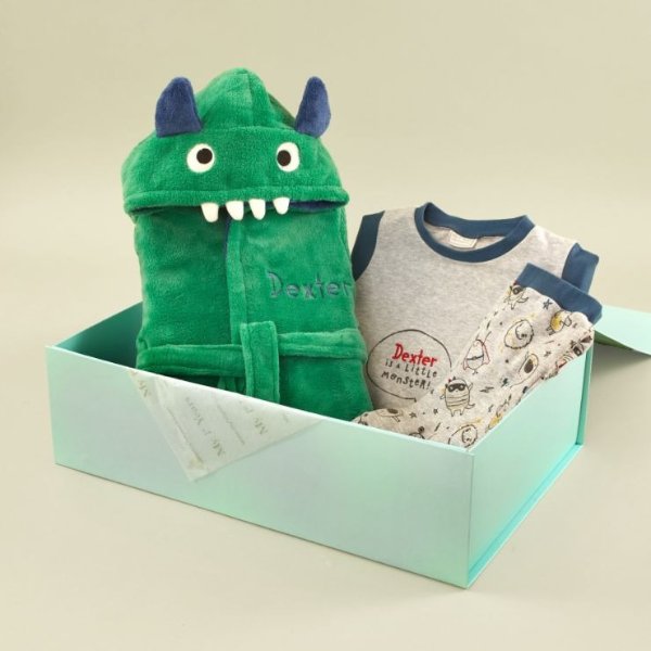 Personalized Little Monster Sweet Dreams Gift Set Welcome %1