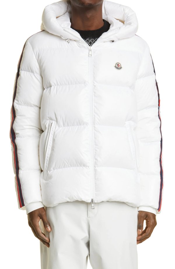 Dincer Quilted Down Hooded Puffer Jacket