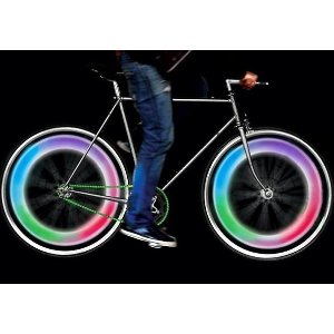 4-Pack of Multi-Color LED Bike Wheel Lights