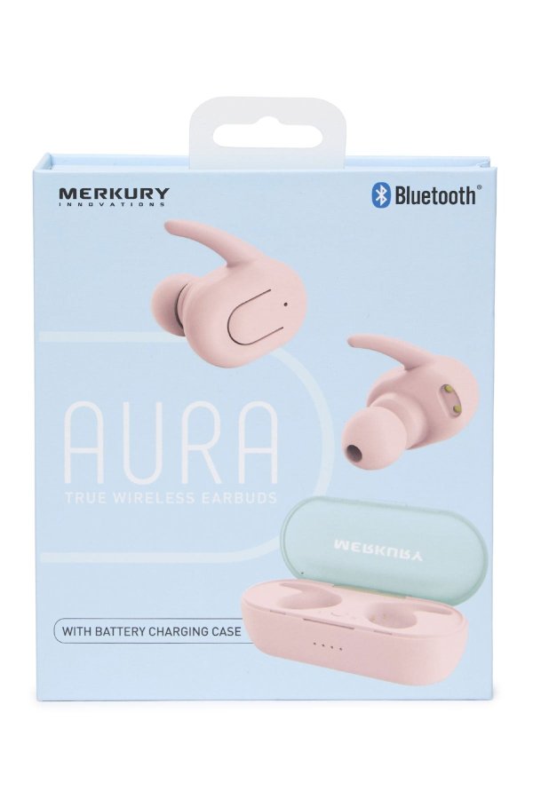 Aura True Wireless Earbuds & Charging Case - Blush
