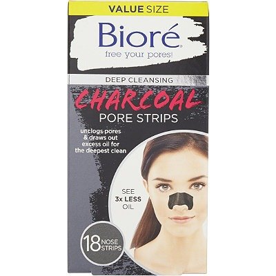 Deep Cleansing Charcoal Pore Strips 18ct Nose 