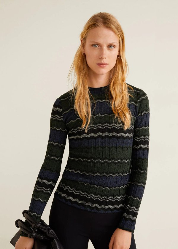 Geometric knit sweater - Women | OUTLET USA