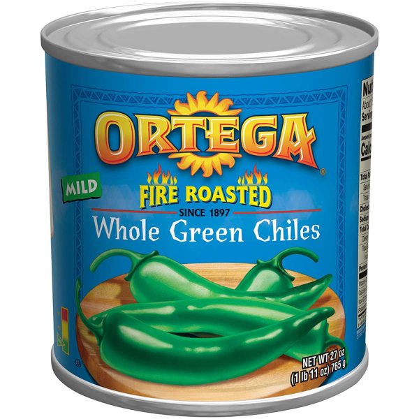 Ortega 罐装墨西哥风味烤青椒 27oz 12罐