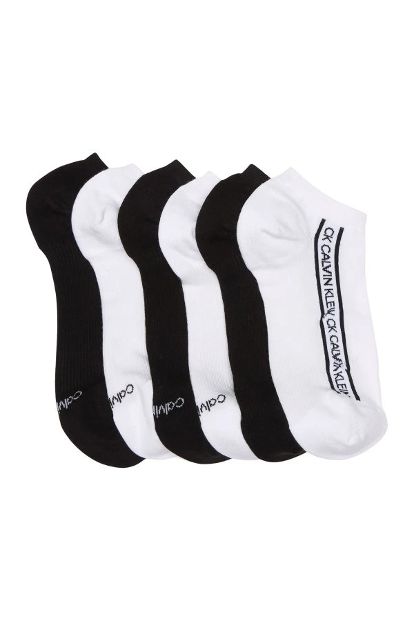 Ankle Stripe Logo Socks - Pack of 6