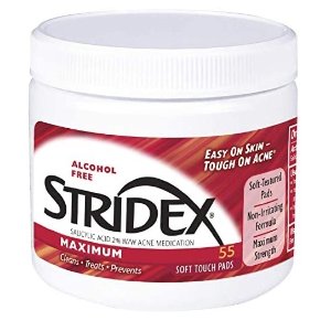 Stridex 2%水杨酸棉片大促 和痘印黑头说拜拜