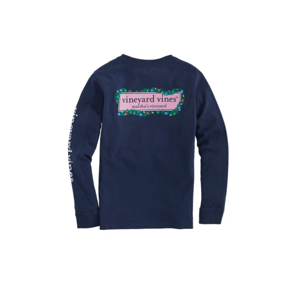 Boys Garland Surf Logo Box Fill Long-Sleeve Pocket T-Shirt