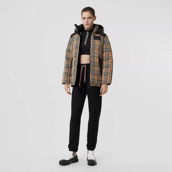 Reversible Vintage Check Recycled Polyester Jacket