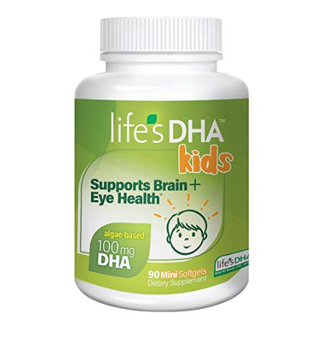 Life’s DHA ® Kids All-Vegetarian DHA Dietary Supplement | Supports a Healthy Brain, Eyes & Heart* | 100% Vegetarian | from All-Natural Plant Source | 100 mg of DHA Omega-3 | 90 Easy-to-Swallow Softge