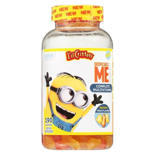 Despicable Me Complete Multivitamins Gummies Strawberry-Banana