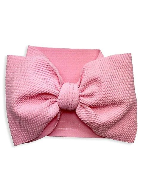 Baby Girl's Textured Bow Headwrap