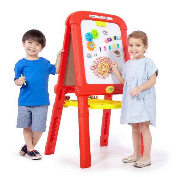 Creative Fun Double Easel: Includes Magnets, Chalk & Gears